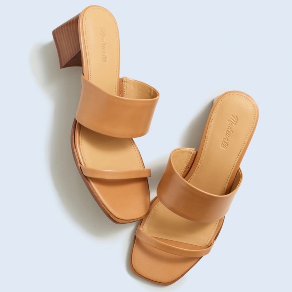 Madewell Kaitlin leather sandals desert‎ camel tan size 9.5